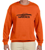 SIRENSTYLE 1970-77 Ford Maverick Classic Outline Design Sweatshirt hoodies/Short Sleeve men/Short Sleeves women