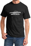 SIRENSTYLE 1970-77 Ford Maverick Classic Outline Design Tshirt hoodies/Short Sleeve men/Short Sleeves women