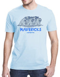 SIRENSTYLE Mavericks California Wave Beach Surf T-Shirt hoodies/Short Sleeve men/Short Sleeves women
