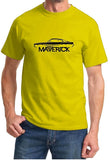 SIRENSTYLE 1970-77 Ford Maverick Classic Outline Design Tshirt hoodies/Short Sleeve men/Short Sleeves women