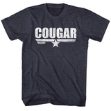 SIRENSTYLE Top Gun Movie Action Drama Cougar Gray Heather Adult T-Shirt Tee hoodies/Short Sleeve men/Short Sleeves women