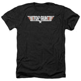 SIRENSTYLE Trevco Men's Top Gun Distressed Logo Heather Adult T-Shirt hoodies/Short Sleeve men/Short Sleeves women
