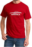 SIRENSTYLE 1970-77 Ford Maverick Classic Outline Design Tshirt hoodies/Short Sleeve men/Short Sleeves women