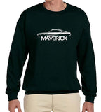 SIRENSTYLE 1970-77 Ford Maverick Classic Outline Design Sweatshirt hoodies/Short Sleeve men/Short Sleeves women