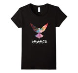SIRENSTYLE Be a Maverick - Be a Savage - Bird in Flight T-Shirt hoodies/Short Sleeve men/Short Sleeves women
