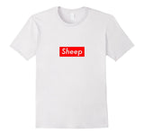 SIRENSTYLE Sheep Box Logo Hype T-Shirt hoodies/Short Sleeve men/Short Sleeves women