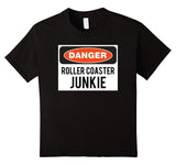 SIRENSTYLE Warning Danger Roller Coasters Junkie Shirt hoodies/Short Sleeve men/Short Sleeves women