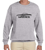 SIRENSTYLE 1970-77 Ford Maverick Classic Outline Design Sweatshirt hoodies/Short Sleeve men/Short Sleeves women