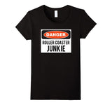 SIRENSTYLE Warning Danger Roller Coasters Junkie Shirt hoodies/Short Sleeve men/Short Sleeves women