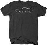 SIRENSTYLE OS Gear Distressed - AMX Maverick Javelin 1970's Muscle Car America Tshirt hoodies/Short Sleeve men/Short Sleeves women