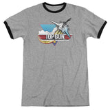 SIRENSTYLE Trevco Men's Top Gun Distressed Logo Heather Adult T-Shirt hoodies/Short Sleeve men/Short Sleeves women