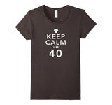 SIRENSTYLE Keep Calm I'm 40 Birthday T-Shirt hoodies/Short Sleeve men/Short Sleeves women