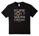 SIRENSTYLE South Carolina Total Eclipse 2017 T Shirt hoodies/Short Sleeve men/Short Sleeves women