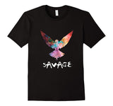 SIRENSTYLE Be a Maverick - Be a Savage - Bird in Flight T-Shirt hoodies/Short Sleeve men/Short Sleeves women