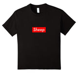 SIRENSTYLE Sheep Box Logo Hype T-Shirt hoodies/Short Sleeve men/Short Sleeves women