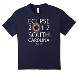 SIRENSTYLE South Carolina Total Eclipse 2017 T Shirt hoodies/Short Sleeve men/Short Sleeves women
