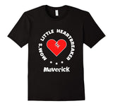 SIRENSTYLE Mom's little heartbreaker t-shirt Maverick hoodies/Short Sleeve men/Short Sleeves women