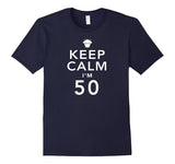 SIRENSTYLE Keep Calm I'm 50 Birthday T-Shirt hoodies/Short Sleeve men/Short Sleeves women