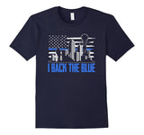 SIRENSTYLE I Back the Blue Dallas City Skyline Honorary TShirts hoodies/Short Sleeve men/Short Sleeves women