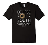 SIRENSTYLE South Carolina Total Eclipse 2017 T Shirt hoodies/Short Sleeve men/Short Sleeves women