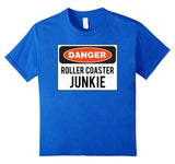 SIRENSTYLE Warning Danger Roller Coasters Junkie Shirt hoodies/Short Sleeve men/Short Sleeves women