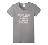 SIRENSTYLE Anti-Social Behavior is Intelligence - Non-conformist Shirt hoodies/Short Sleeve men/Short Sleeves women