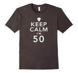 SIRENSTYLE Keep Calm I'm 50 Birthday T-Shirt hoodies/Short Sleeve men/Short Sleeves women