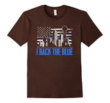 SIRENSTYLE I Back the Blue Dallas City Skyline Honorary TShirts hoodies/Short Sleeve men/Short Sleeves women