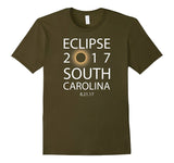 SIRENSTYLE South Carolina Total Eclipse 2017 T Shirt hoodies/Short Sleeve men/Short Sleeves women