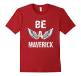 SIRENSTYLE Mens Funny Be a Maverick Mens Shirt- Name- Name- Cool saying hoodies/Short Sleeve men/Short Sleeves women
