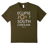 SIRENSTYLE South Carolina Total Eclipse 2017 T Shirt hoodies/Short Sleeve men/Short Sleeves women