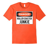 SIRENSTYLE Warning Danger Roller Coasters Junkie Shirt hoodies/Short Sleeve men/Short Sleeves women