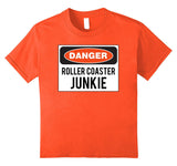 SIRENSTYLE Warning Danger Roller Coasters Junkie Shirt hoodies/Short Sleeve men/Short Sleeves women