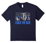 SIRENSTYLE I Back the Blue Dallas City Skyline Honorary TShirts hoodies/Short Sleeve men/Short Sleeves women