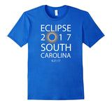SIRENSTYLE South Carolina Total Eclipse 2017 T Shirt hoodies/Short Sleeve men/Short Sleeves women