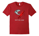 SIRENSTYLE Surf's Up- Chum! Funny Shark T-Shirt For Surfers. Novelty hoodies/Short Sleeve men/Short Sleeves women