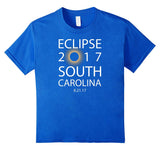 SIRENSTYLE South Carolina Total Eclipse 2017 T Shirt hoodies/Short Sleeve men/Short Sleeves women