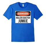 SIRENSTYLE Warning Danger Roller Coasters Junkie Shirt hoodies/Short Sleeve men/Short Sleeves women
