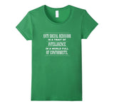 SIRENSTYLE Anti-Social Behavior is Intelligence - Non-conformist Shirt hoodies/Short Sleeve men/Short Sleeves women