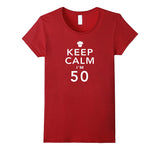 SIRENSTYLE Keep Calm I'm 50 Birthday T-Shirt hoodies/Short Sleeve men/Short Sleeves women
