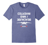 SIRENSTYLE Because I Was Inverted T-Shirt hoodies/Short Sleeve men/Short Sleeves women